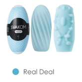 Huevo Masturbador Hedy Blue Caja con 6 Svakom - Cake Sex Shop